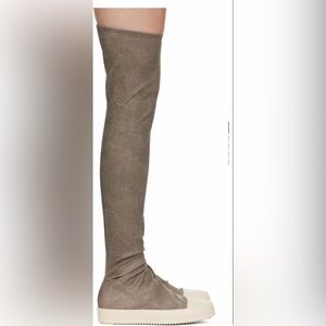 Rick Owens Brown Over-the-Knee Athletic Shoes